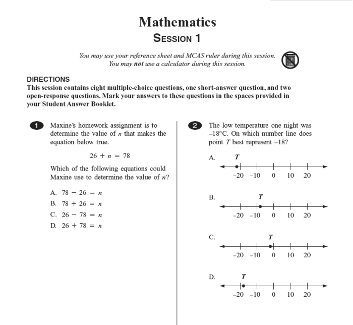 Mcas 2022 math grade 10