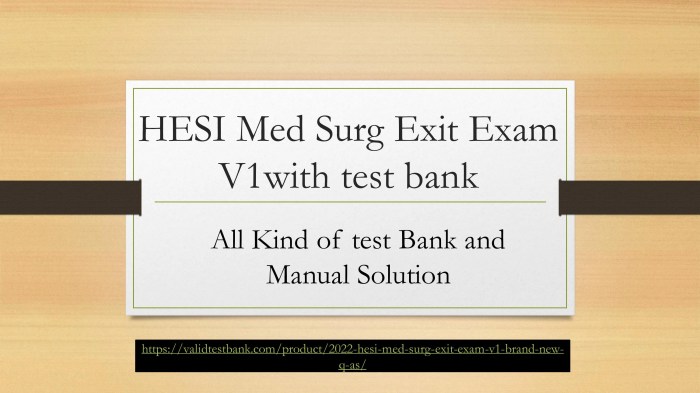 Med surg 1 hesi test bank 2023